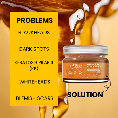 Organic African Honey & Lemon Scrub