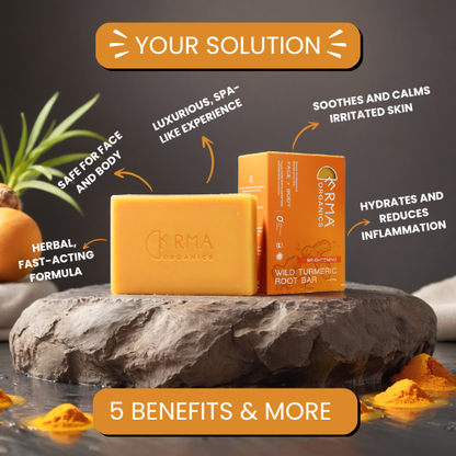 Turmeric Soap - Wild Turmeric Root Bar