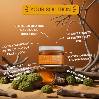 Organic African Honey & Lemon Scrub